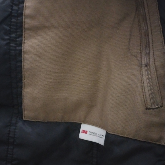 Carhartt Jacket Mens XL Brown Full Swing Cryder Insulated Work 102207 908 - Picture 12 of 14